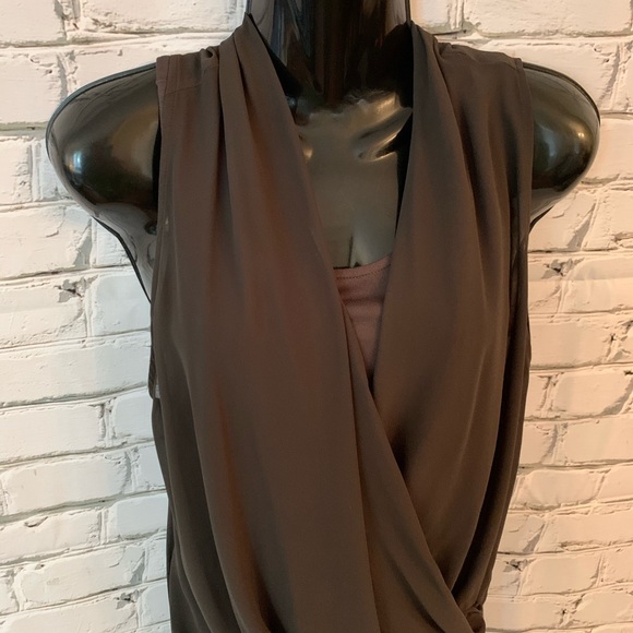 ALL Saints Sheath Black Dress Sleeveless Sz 4 - Picture 3 of 8